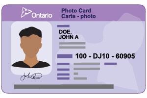 how much is a photo id card in ontario